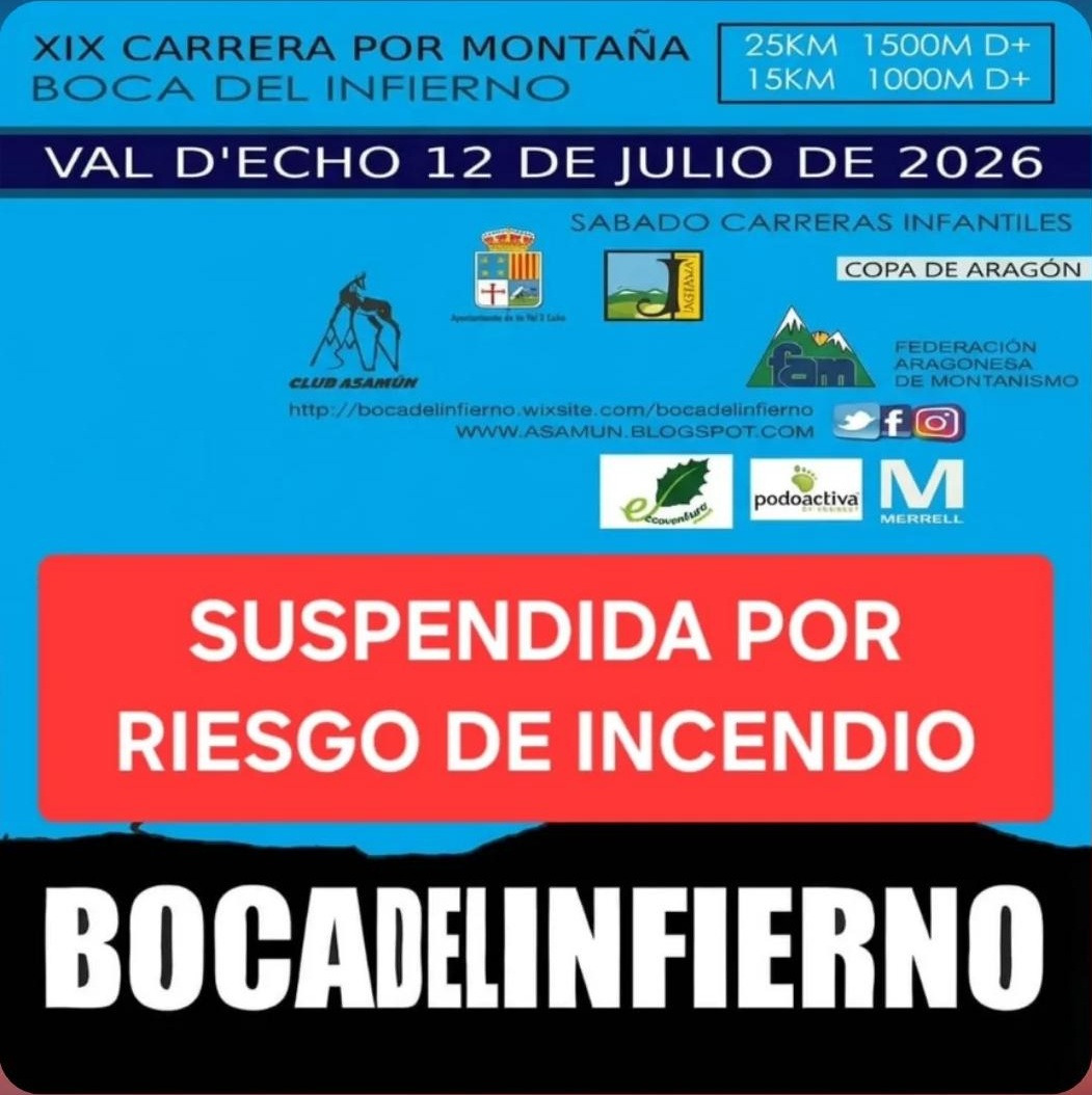XIX CARRERA POR MONTAÑA BOCA DEL INFIERNO